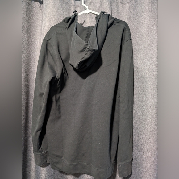 Banana Republic Mens Moisture Wicking 1/4 Zip Grey Pullover Hoodie Size Xl - Picture 2 of 4